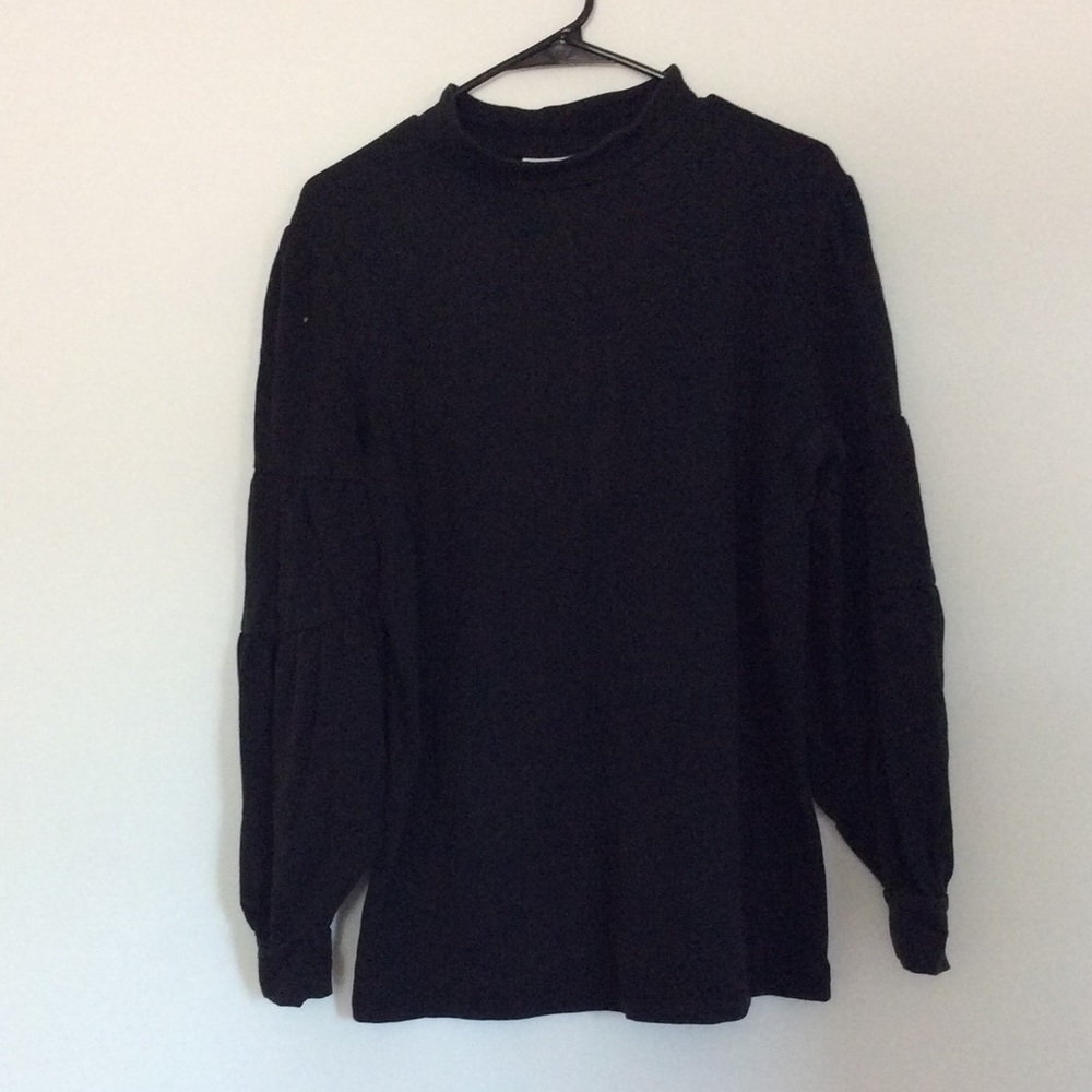 Isabel Maternity longsleeve black turtleneck shirt